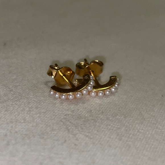 Vita Fede Jewelry - Vita Fede Luna Faux Pearl Stud Earrings